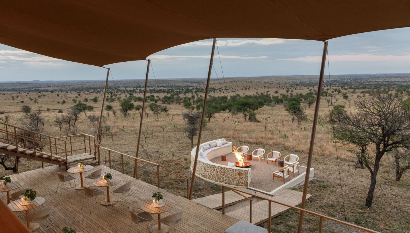 Dining at the camp
