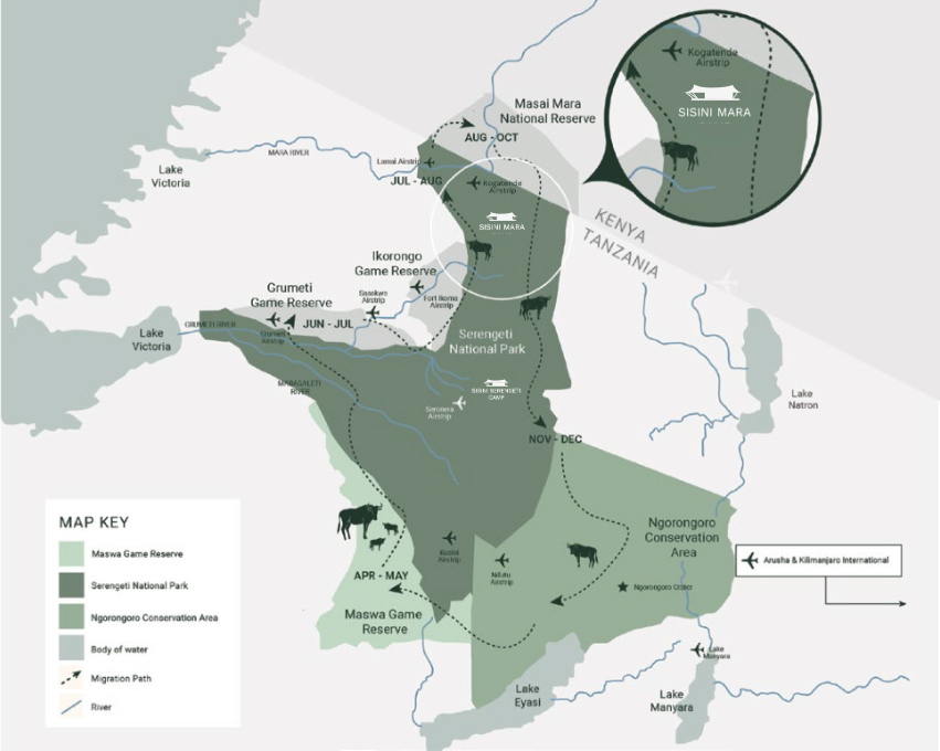 Sisini Mara Map